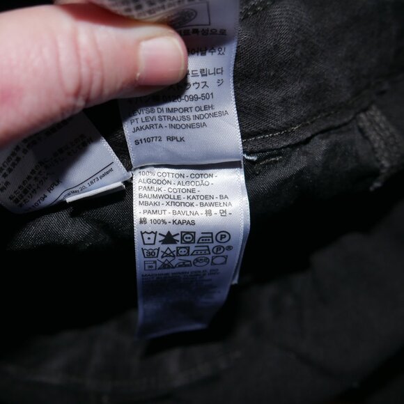 Free People x Levi's Womens Size XL Long Sleeve Denim Coveralls Black Wash NWT - Picture 13 of 15